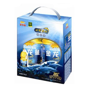 [金龙鱼食用油]1.8*2深海鱼油礼盒装