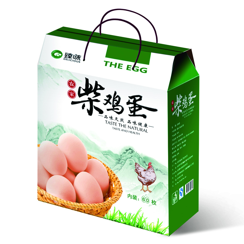 [臻味蛋品]农家散养柴鸡蛋礼盒60枚