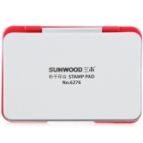 三木（SUNWOOD)铁壳秒干印台--6276-红色
