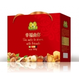 [北美果园干果]幸福由你干果礼盒600g