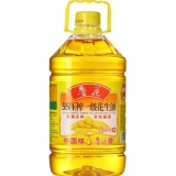 鲁花 5S 压榨一级 花生油 4L
