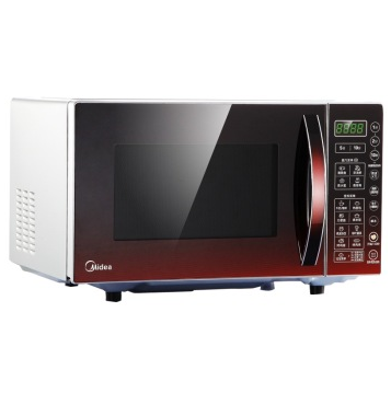 美的（Midea） EG8MEFW4-NR 微波炉 微电脑 R镜面高端光波炉 简单操作