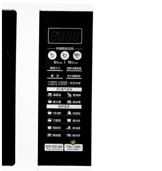 美的（midea）EG823MF3-NW 微波炉 微电脑 平板 智能菜单 防水防辐射