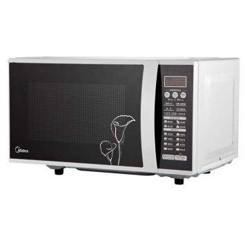 美的（midea）EG823MF3-NW 微波炉 微电脑 平板 智能菜单 防水防辐射