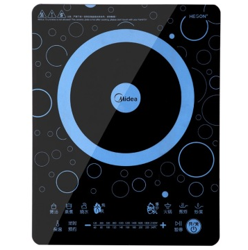 美的（Midea） WT2104 智能超薄35MM触摸版 炫彩畅销电磁炉（赠汤锅+炒锅）