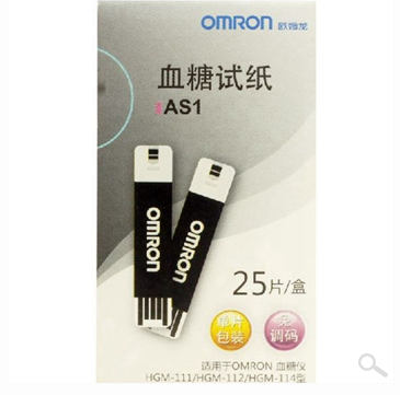欧姆龙 AS1 血糖仪试纸 血糖仪HGM-111/HGM-114/HGM-112型配套试纸