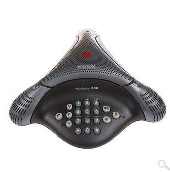 宝利通 VOICE STATION 300 会议电话 灰白色