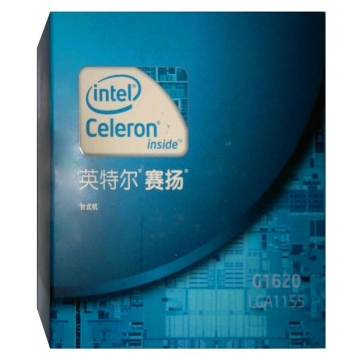英特尔（Intel） 赛扬双核G1620 盒装CPU （LGA1155/2.7GHz/2M三级缓存/55W/22纳米）
