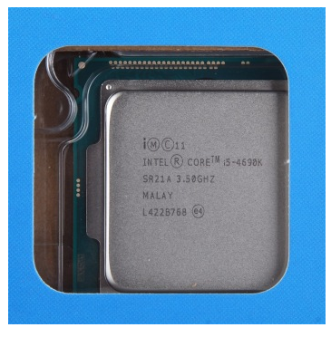 英特尔(Intel) 酷睿i5-4690k 22纳米 Haswell全新架构盒装CPU(LGA1150/3.5GHz/6M三级缓存)