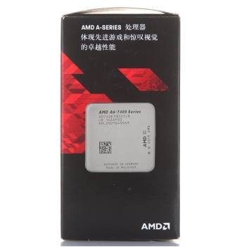 AMD APU系列 A6-7400K 盒装CPU（Socket FM2+/3.5GHz/1M缓存/R5/65W）