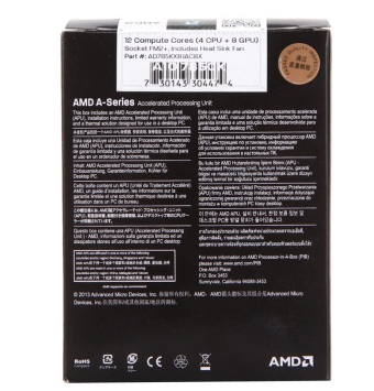 AMD APU系列 A10-7850K盒装CPU（Socket FM2+/3.7GHz/4MB缓存/R7/95W