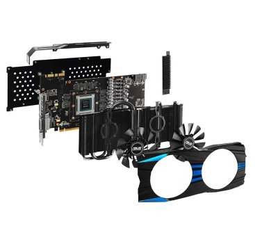 华硕(ASUS)Dragon GTX970-DC2T-4GD5 1355MHz/7010MHz 4GB/256bit DDR5 PCI-E 3.0 龙骑士 显卡