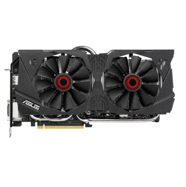 华硕（ASUS）STRIX-GTX980-DC2OC-4GD5 1279MHz/7010MHz 4GB/256bit DDR5 PCI-E 3.0 显卡 圣骑士