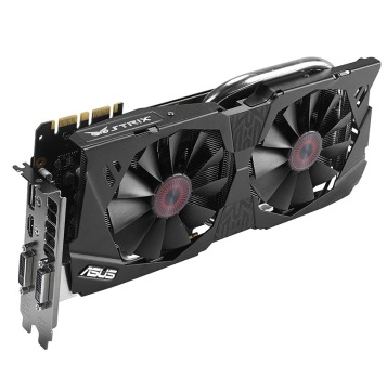 华硕（ASUS）STRIX-GTX970-DC2OC-4GD5 1253MHz/7010MHz 4GB/256bit DDR5 PCI-E 3.0 圣骑士 显卡