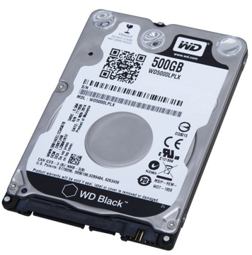 西部数据(WD)黑盘 500GB SATA6Gb/s 32M 笔记本硬盘(WD5000LPLX)