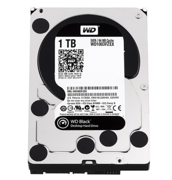 西部数据(WD)黑盘 1TB 7200转64M SATA6Gb/s 台式机硬盘(WD1003FZEX)