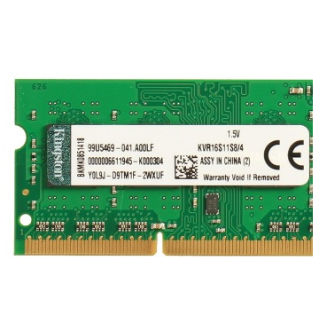 金士顿(Kingston)DDR3 1600 4GB 笔记本内存