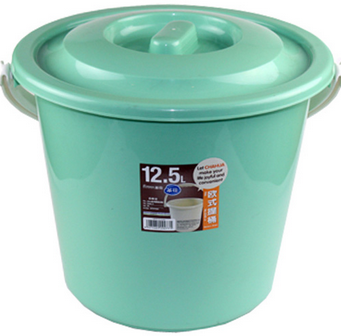 国产欧式手提式清洁水桶(含盖)Ø323*288mm,12.5L