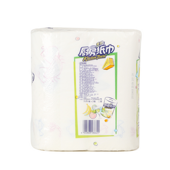 心相印KT102 吸油锁水厨房用卷纸巾 2卷/提