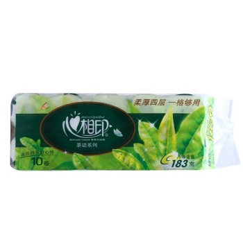 心相印卫生纸 茶语经典系列4层183g卷纸*10粒BT2010