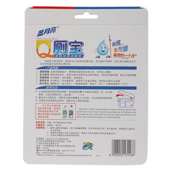 蓝月亮 Q厕宝马桶清洁剂除臭去菌持久去污松木香味 50G/个