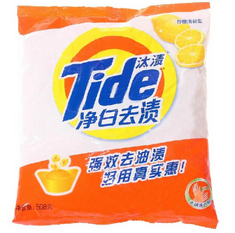 汰渍（Tide）净白去渍无磷洗衣粉(柠檬清新型)508g