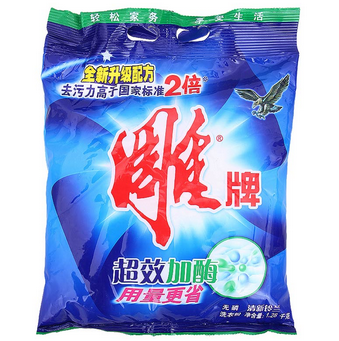 雕牌 超效加酶洗衣粉1.28KG