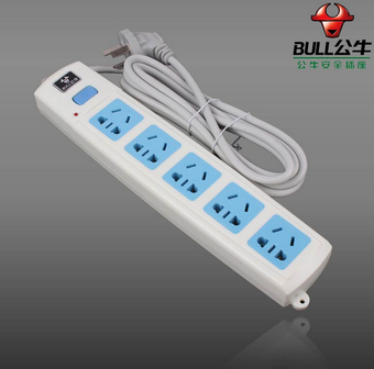 公牛(BULL)GN-602 电源插座接线板 3米 白色