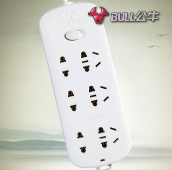 公牛(BULL)GN-Q2330 六孔总控开关Q系电源插座