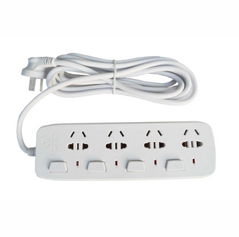 秋叶原(CHOSEAL)YF-G2104 四孔插座 3米