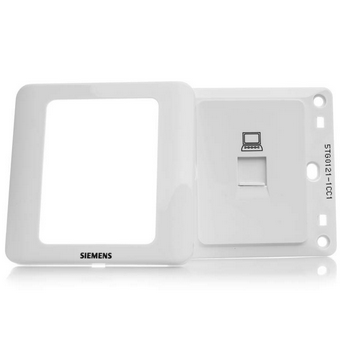 西门子(SIEMENS)5TG01211CC1 远景单联五类电脑网线插座面板(雅白色)
