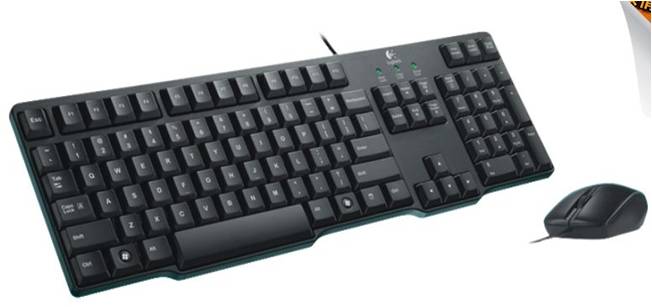 罗技 经典键鼠套装MK100  二代