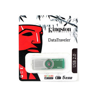 金士顿(Kingston)DT101 G2-64G 时尚旋转U盘 绿色