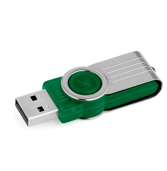 金士顿(Kingston)DT101 G2-64G 时尚旋转U盘 绿色