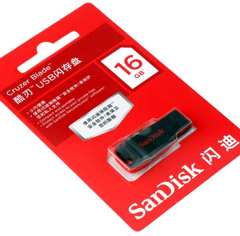闪迪(Sandisk)Cz50-16GB超薄高速迷你型创意U盘