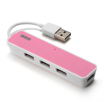 飚王（SSK）SHU006-4口 口琴高速USB2.0集线器