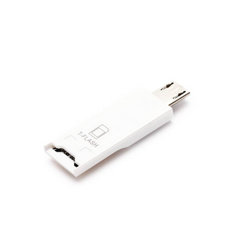 品胜（PISEN）OTG读卡器(TF) 电脑手机两用TF读卡器 OTG转TF读卡器