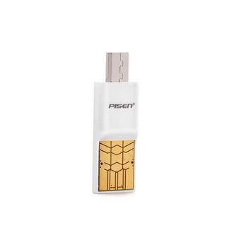 品胜（PISEN）OTG读卡器(TF) 电脑手机两用TF读卡器 OTG转TF读卡器