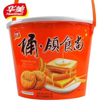 [华美糕点]桶领食尚饼干礼盒508g