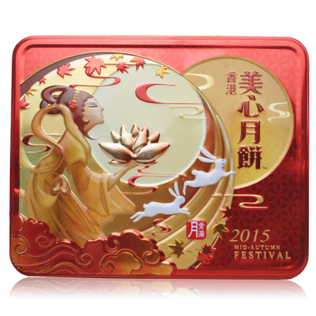 [美心月饼]美心双黄莲蓉月饼礼盒740g