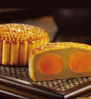 [美心月饼]美心双黄莲蓉月饼礼盒740g