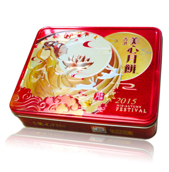 [美心月饼]美心双黄莲蓉月饼礼盒740g