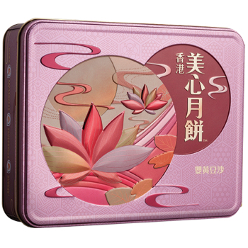 [美心月饼]美心双黄豆沙月饼礼盒740g