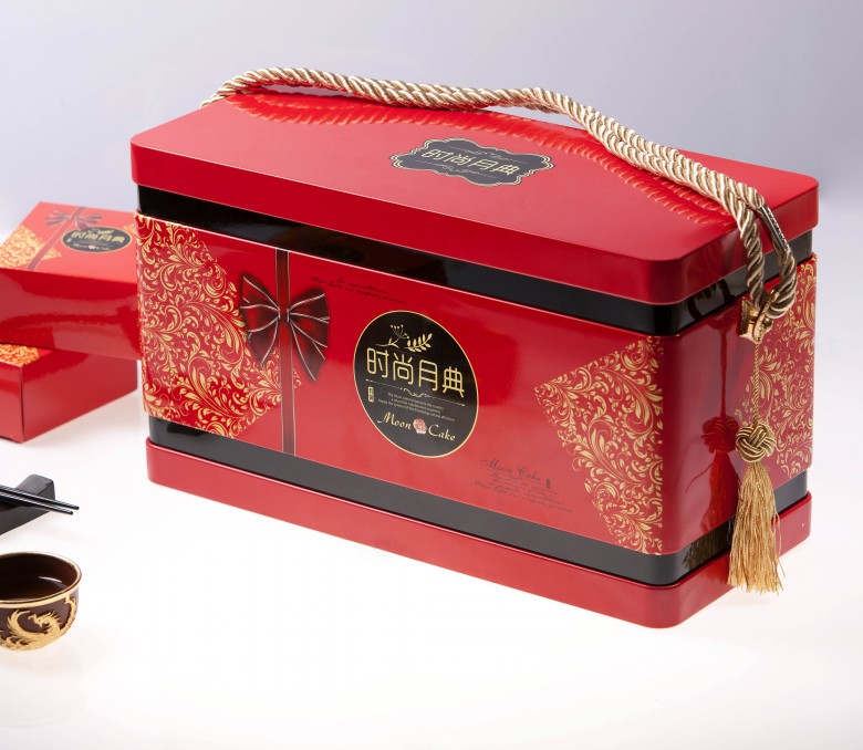 [金凤成祥月饼]时尚月典月饼礼盒825g