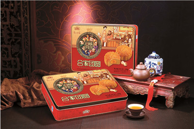 [日威月饼] 八星拱月 月饼礼盒460g