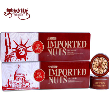 [美荻斯干果] 北美印象干果礼盒1495g