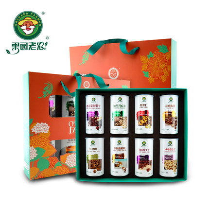 [果园老农干果]  老农欢悦干果礼盒1010g
