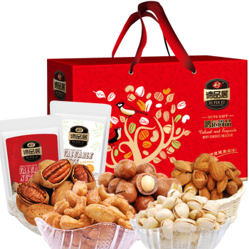 [谛品居干果]鸿运尚品干果礼盒1545g