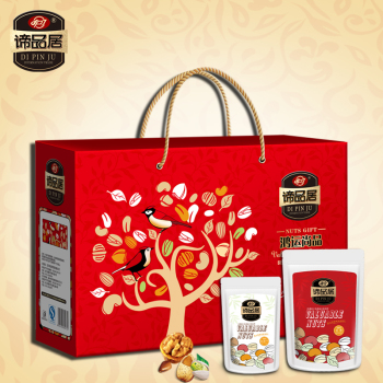 [谛品居干果]鸿运尚品干果礼盒1545g