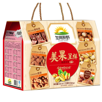 [加州原野干果]美果呈祥干果礼盒2188g